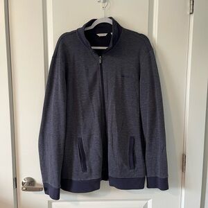 Calvin Klein Cotton Blend Zip Up Hoodie